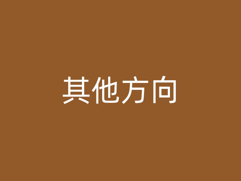 其他方向