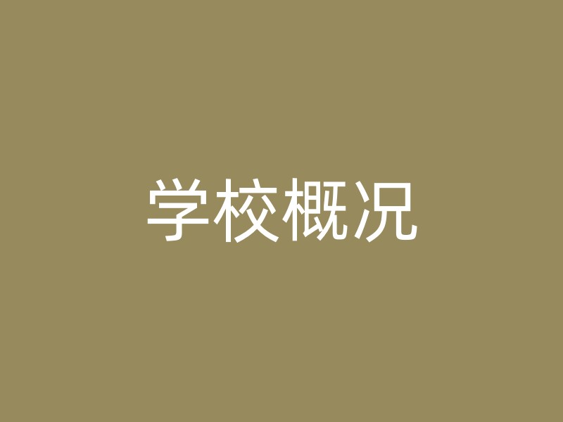 学校概况