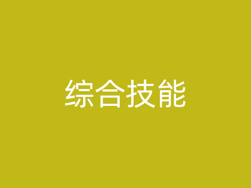 综合技能