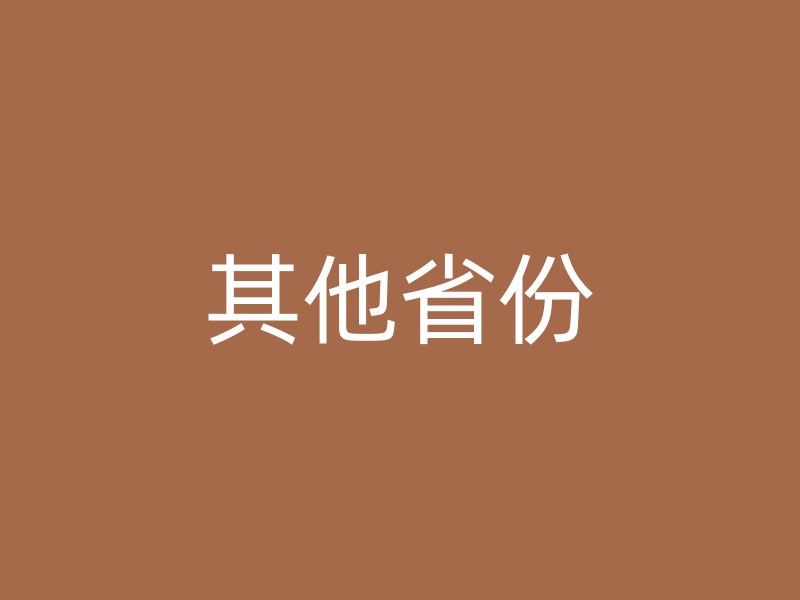 其他省份