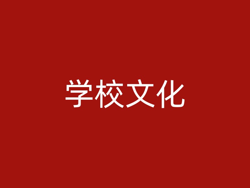 学校文化