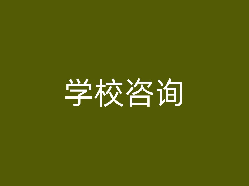 学校咨询