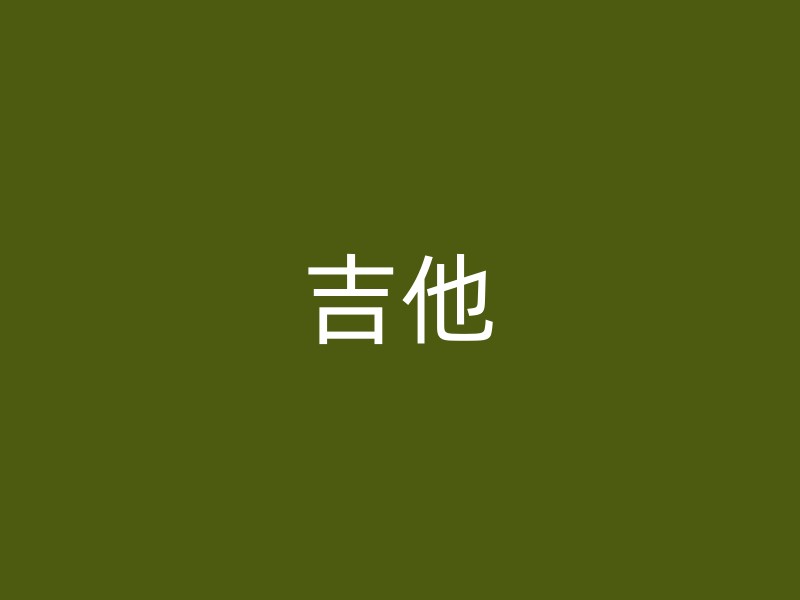 吉他