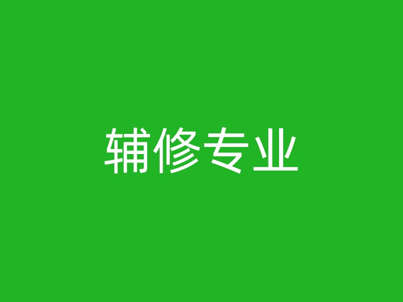 辅修专业