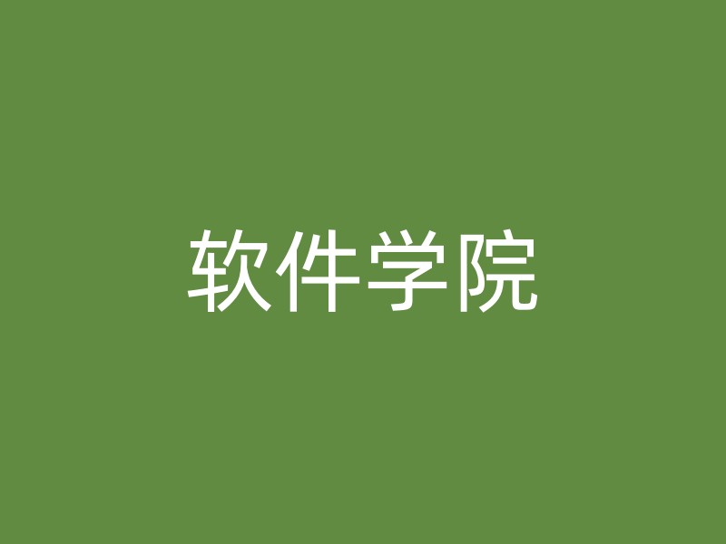 软件学院