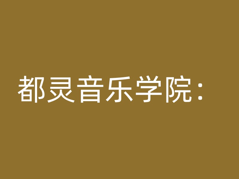 都灵音乐学院：