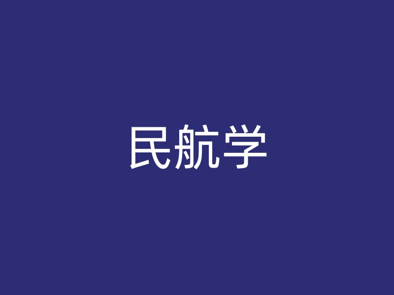 民航学