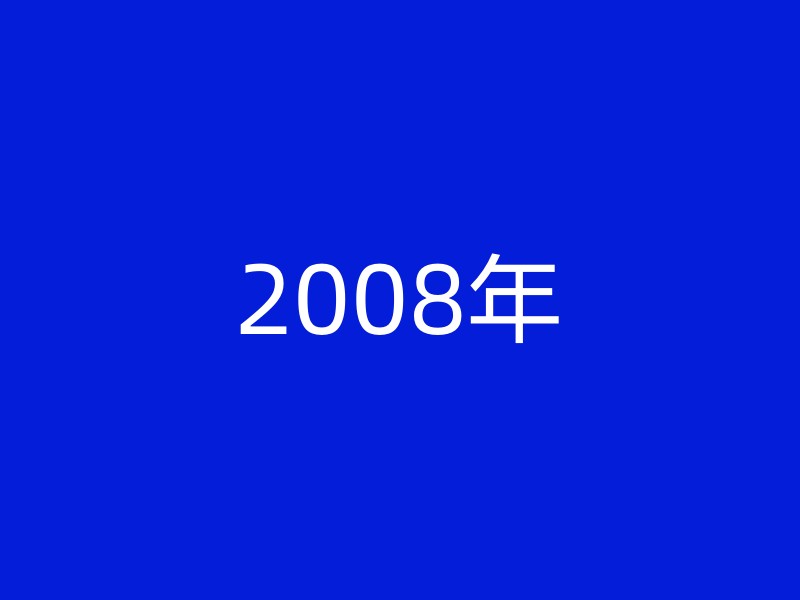 2008年