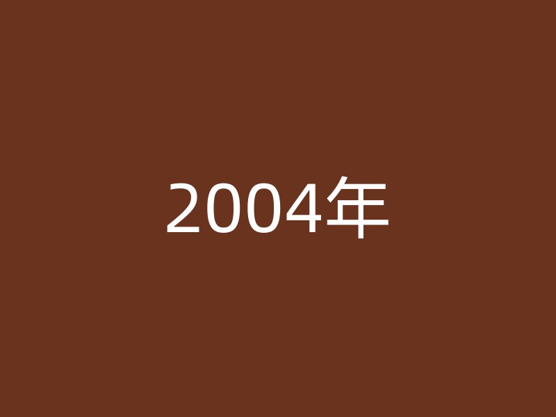 2004年