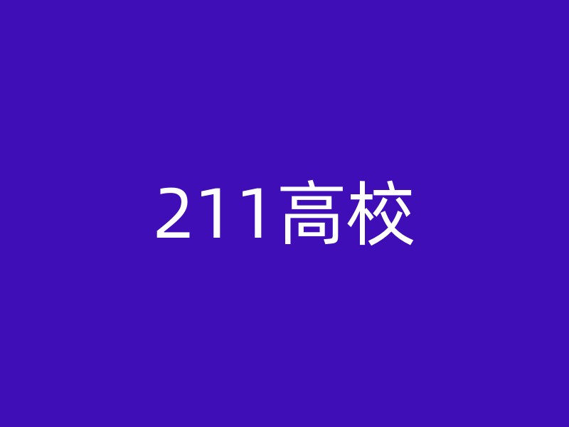 211高校