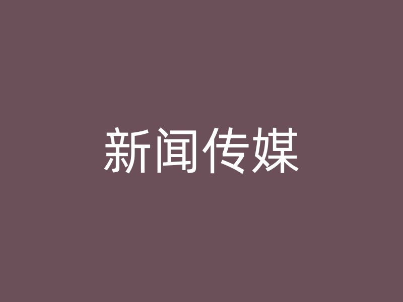 新闻传媒