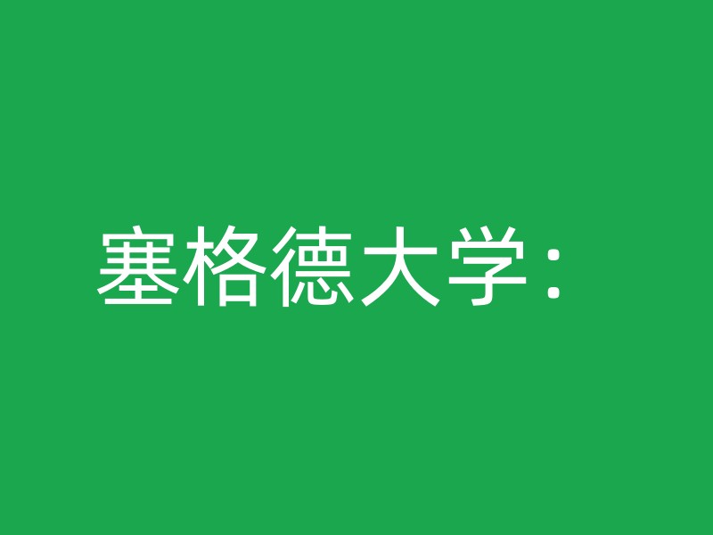 塞格德大学：