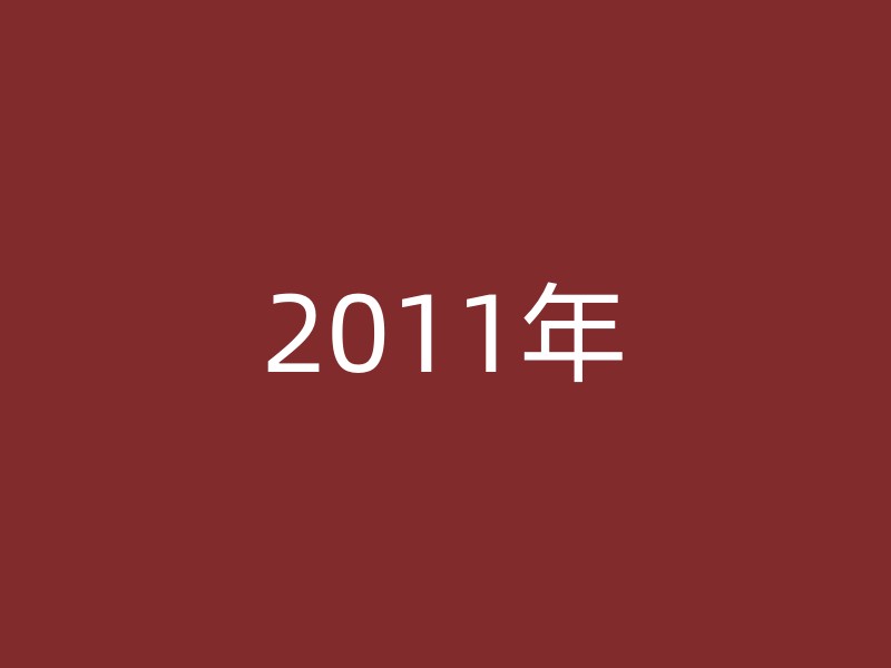 2011年