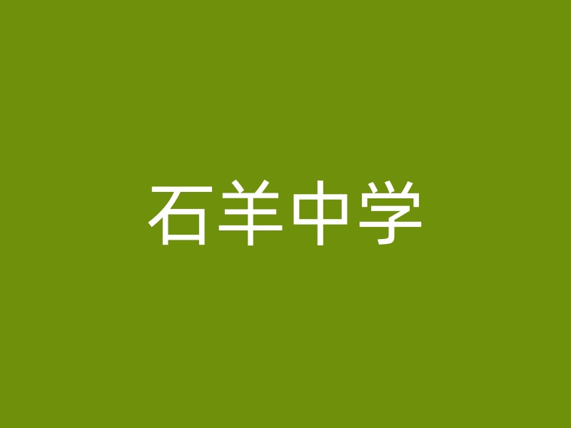 石羊中学