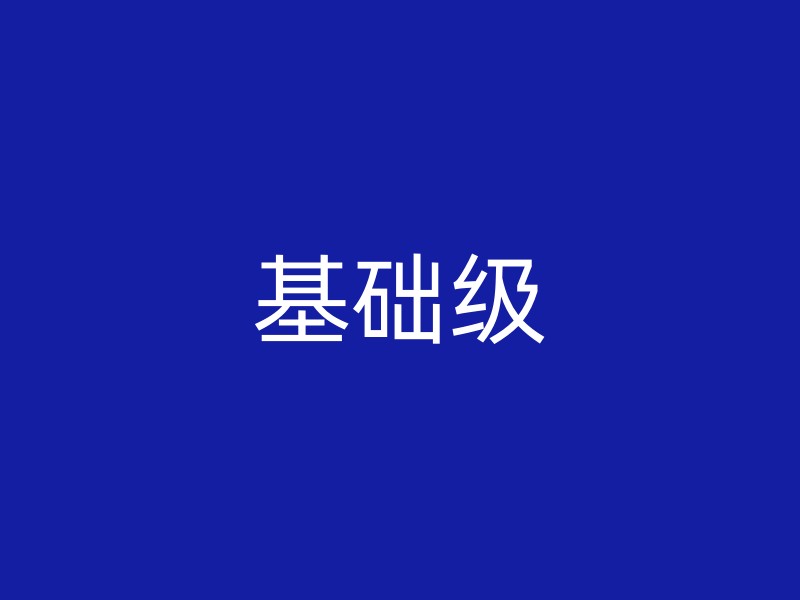 基础级