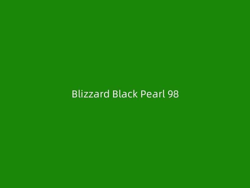 Blizzard Black Pearl 98