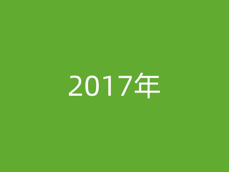 2017年