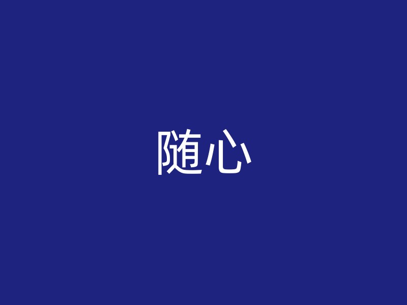 随心