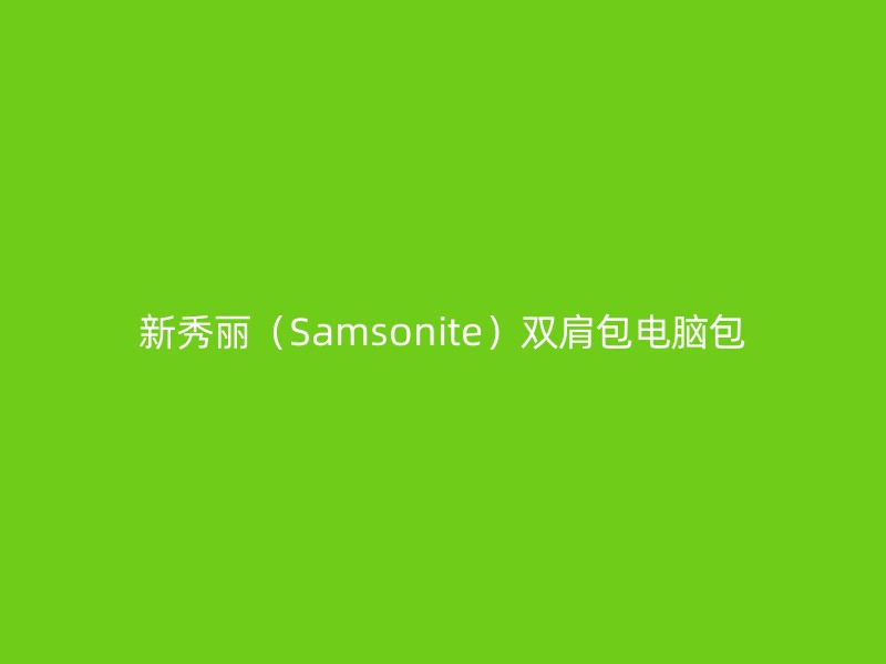 新秀丽（Samsonite）双肩包电脑包