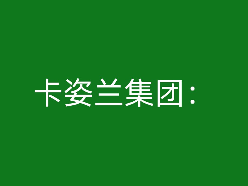 卡姿兰集团：