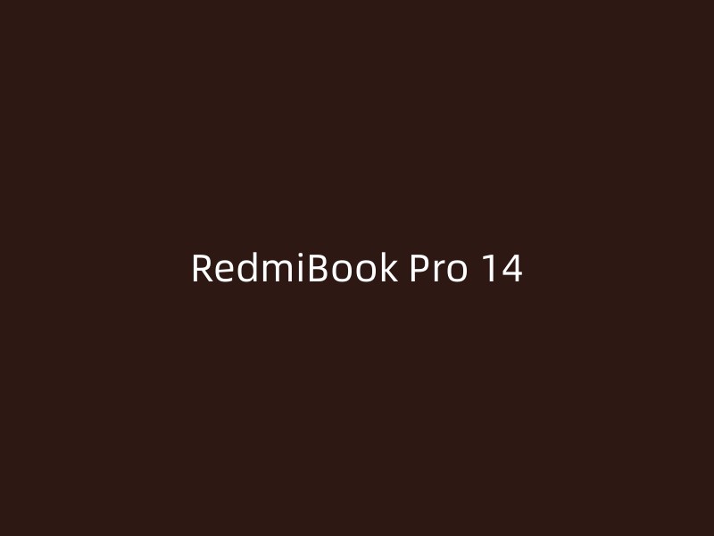 RedmiBook Pro 14