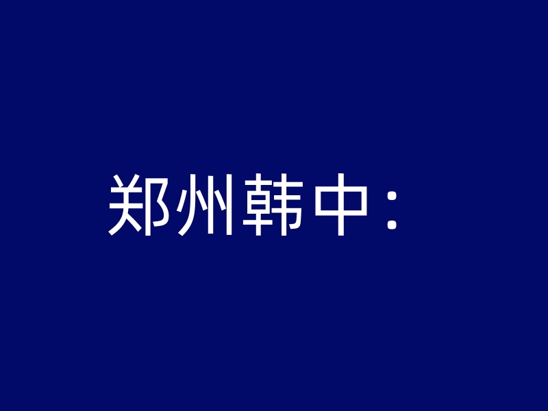 郑州韩中：