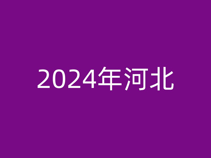 2024年河北