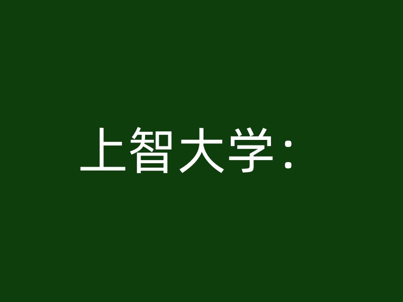 上智大学：